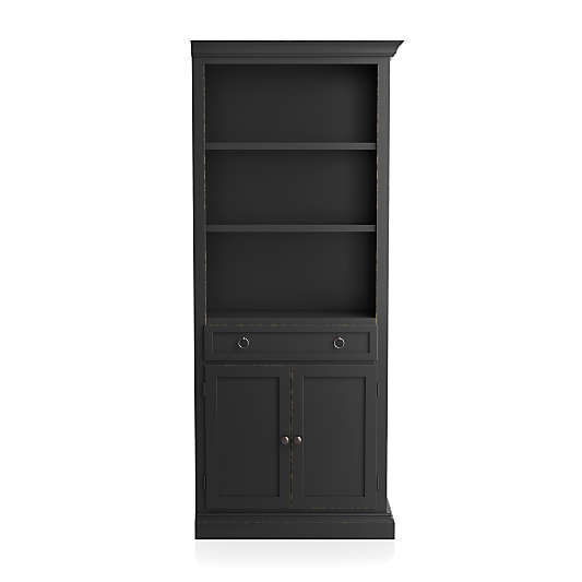 Cameo Bruno Black Right Storage Bookcase