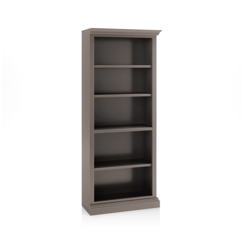 Cameo Grigio Open Bookcase with Right Crown