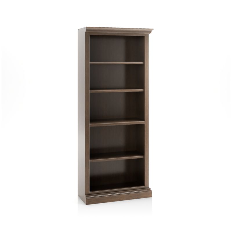 Cameo Pinot Lancaster Open Bookcase with Right Crown