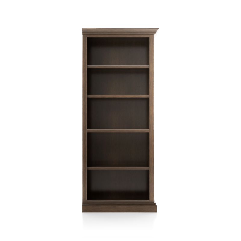 Cameo Pinot Lancaster Open Bookcase with Right Crown