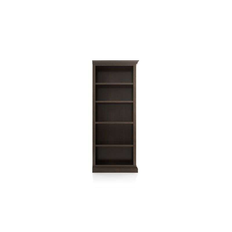 Cameo Pinot Lancaster Open Bookcase with Right Crown