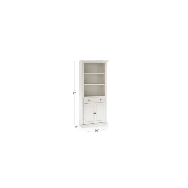 Cameo Dama Storage Bookcase with Right Crown