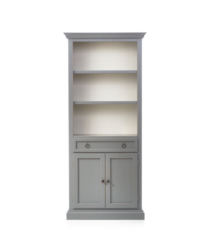 Cameo Grey Storage Bookcase