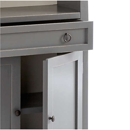 Cameo Grey Storage Bookcase