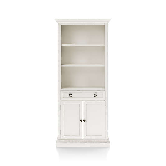 Cameo Dama Storage Bookcase with Full Crown