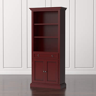 Cameo Red Storage Bookcase Reviews, Red Bookcase Cabinet