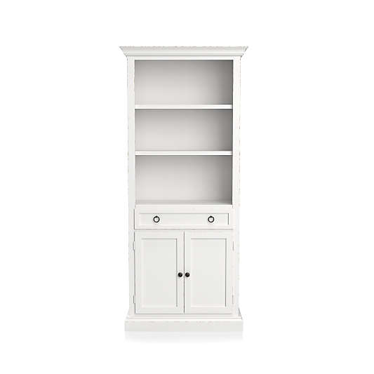 Cameo White Storage Bookcase