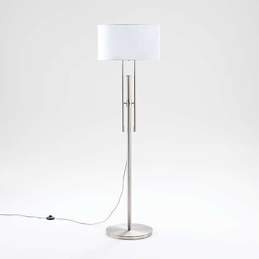 Cameron Nickel Adjustable Floor Lamp