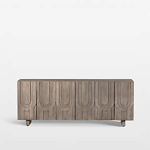 Grey TV Stands | Crate & Barrel