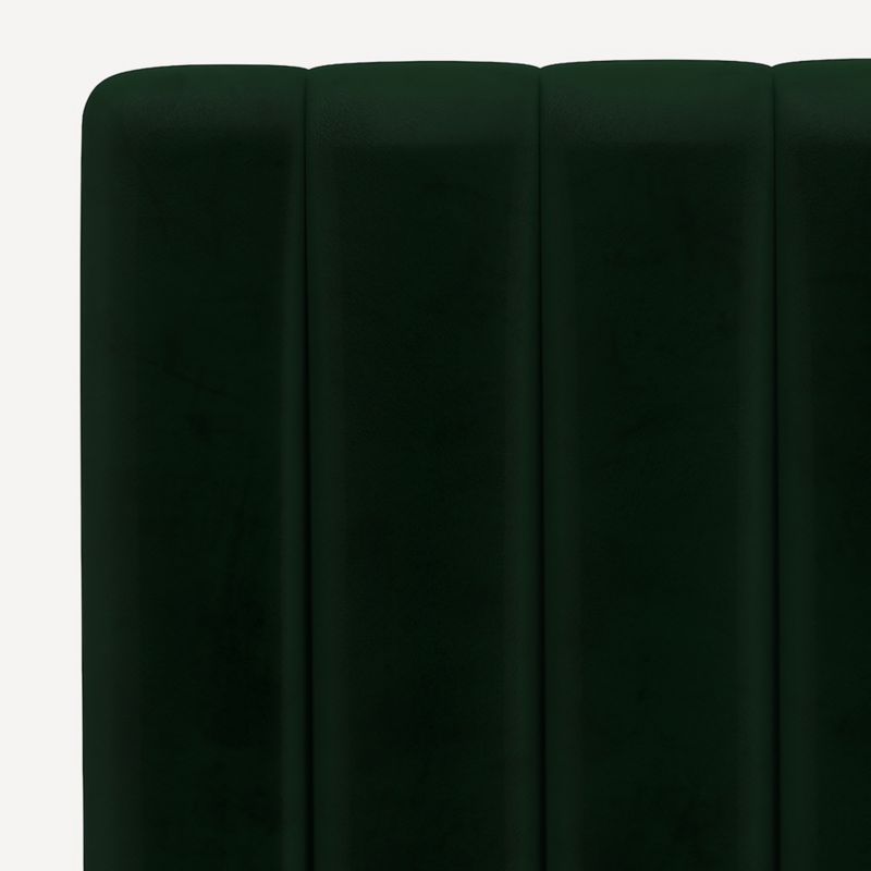 Camilla King Velvet Emerald Channel Bed + Reviews | Crate & Barrel