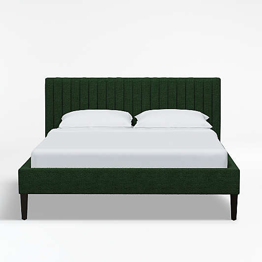 Camilla Queen Boucle Fern Channel Bed