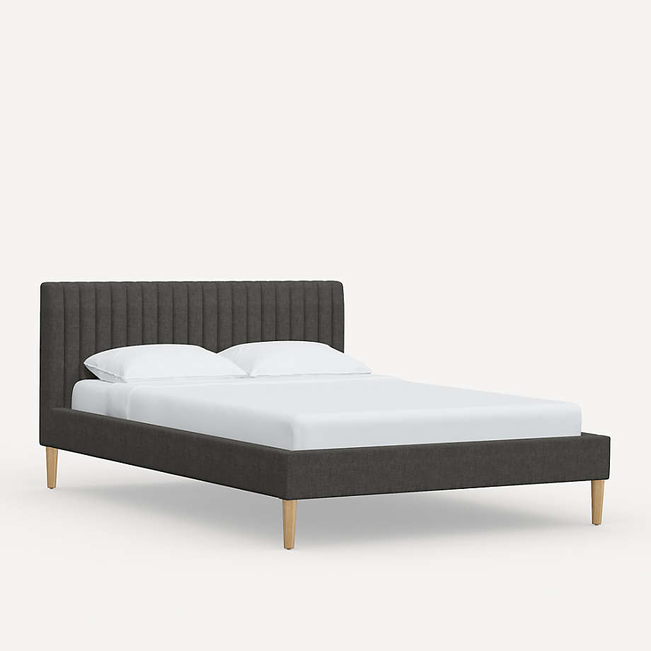 Currin queen upholstered low deals profile platform bed