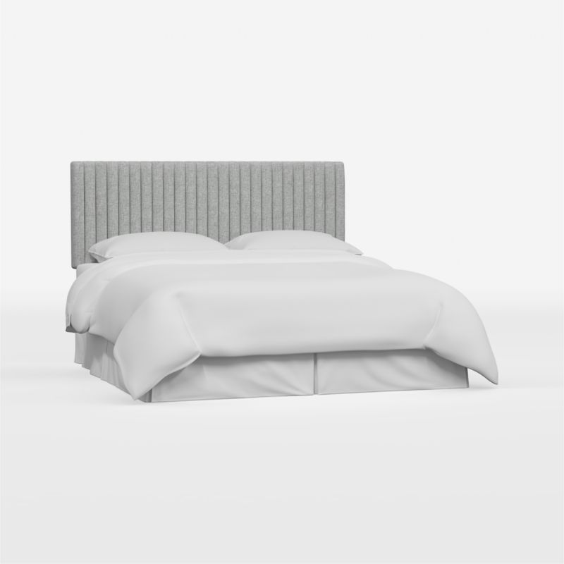 Camilla Linen Pumice Upholstered King Headboard - image 2 of 7