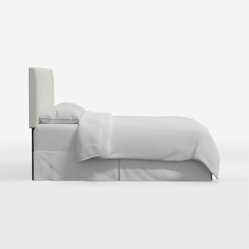 Camilla Linen White Upholstered King Headboard - image 3 of 7