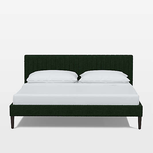 Camilla King Boucle Fern Channel Bed