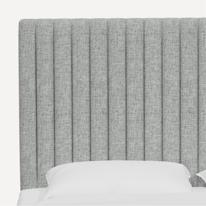 Camilla Linen Pumice Upholstered Queen Headboard - image 4 of 6