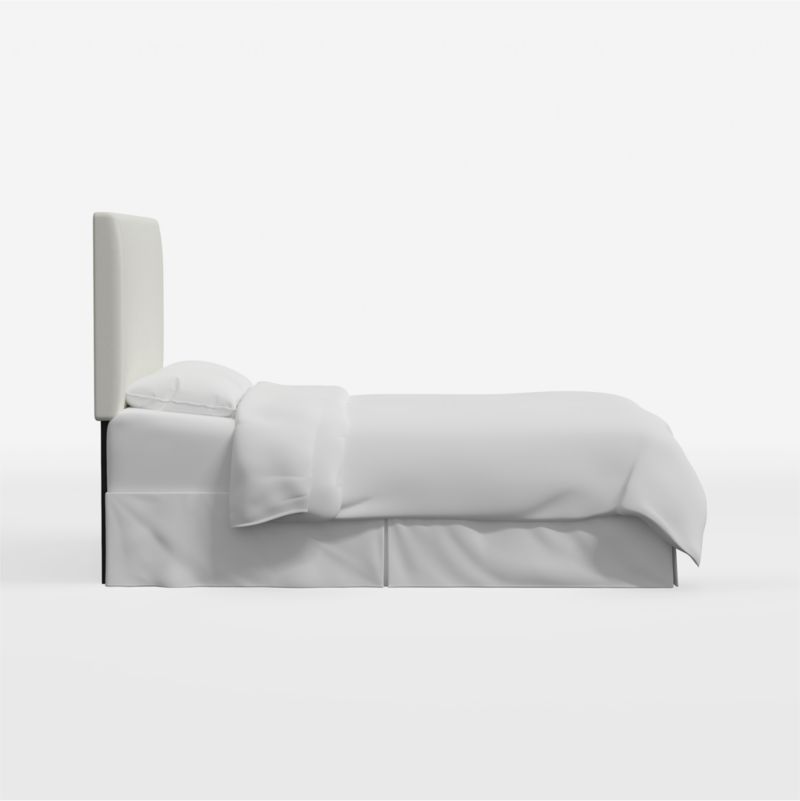 Camilla Linen White Upholstered Queen Headboard - image 3 of 7