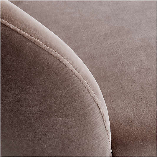 Camille Taupe Italian Dining Chair