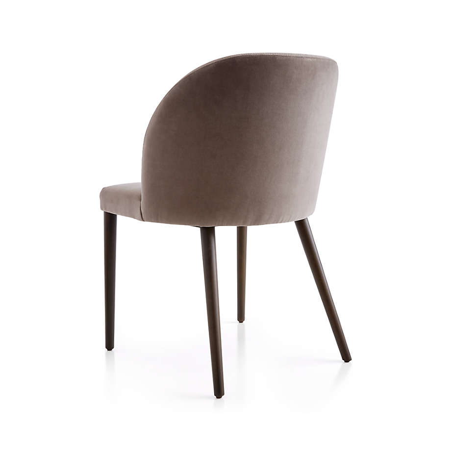 Camille Taupe Italian Dining Chair Reviews Crate Barrel