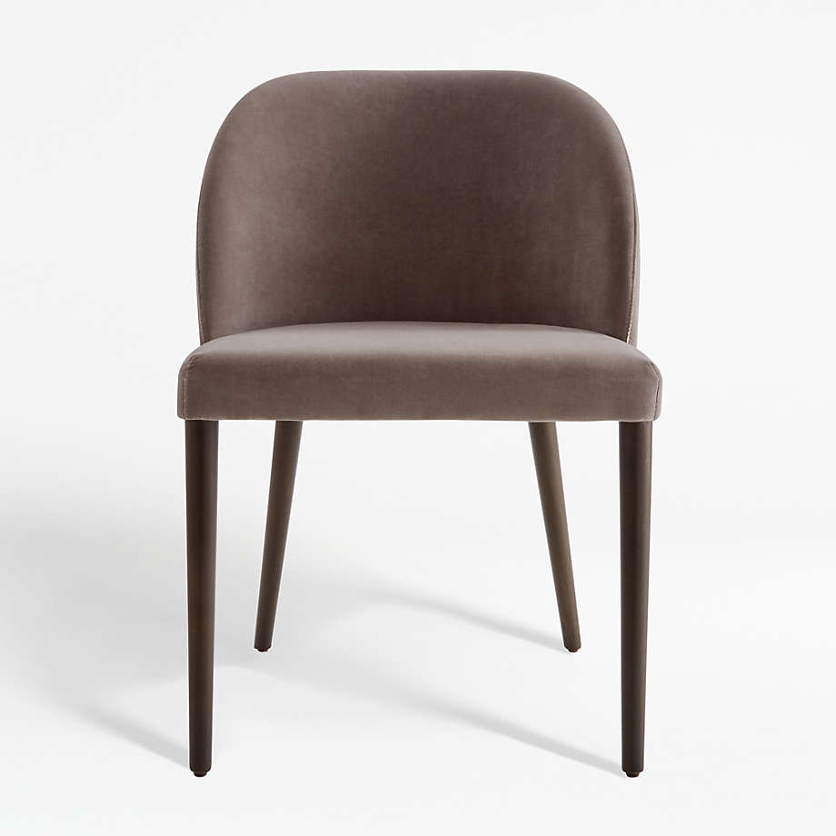 Taupe velvet dining online chairs