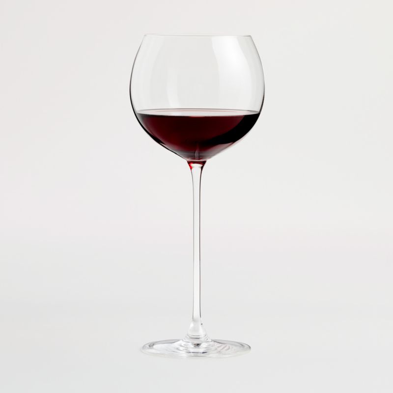 Camille 23-Oz. Long-Stem Wine Glass - Red + Reviews | Crate & Barrel