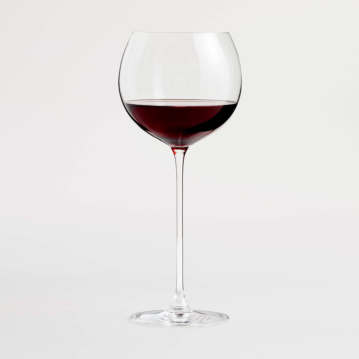 Camille 23 Oz Long Stem Wine Glass Red Reviews Crate And Barrel