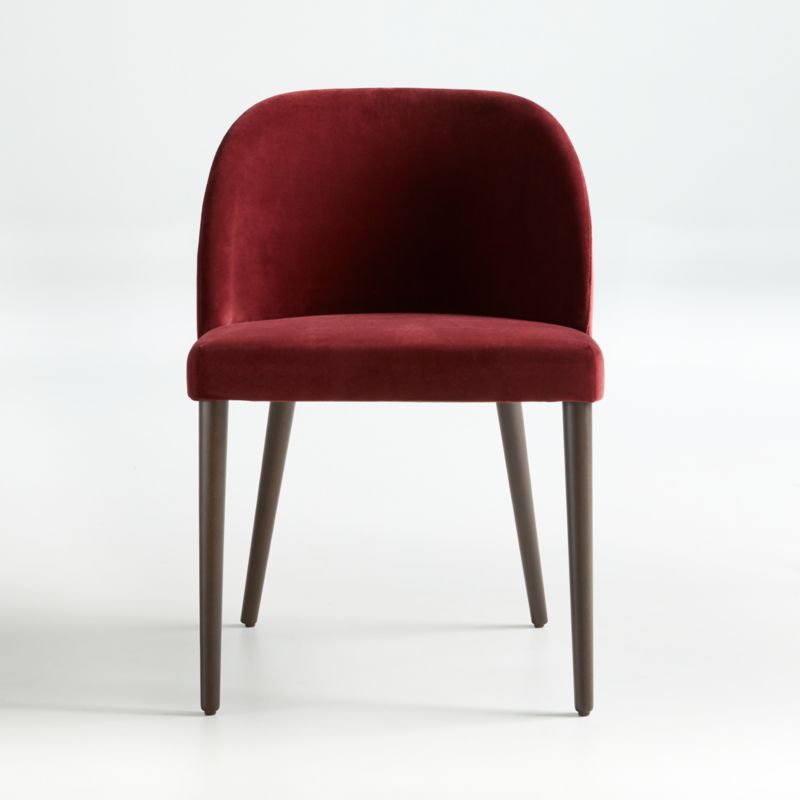 Camille Syrah Velvet Dining Chair