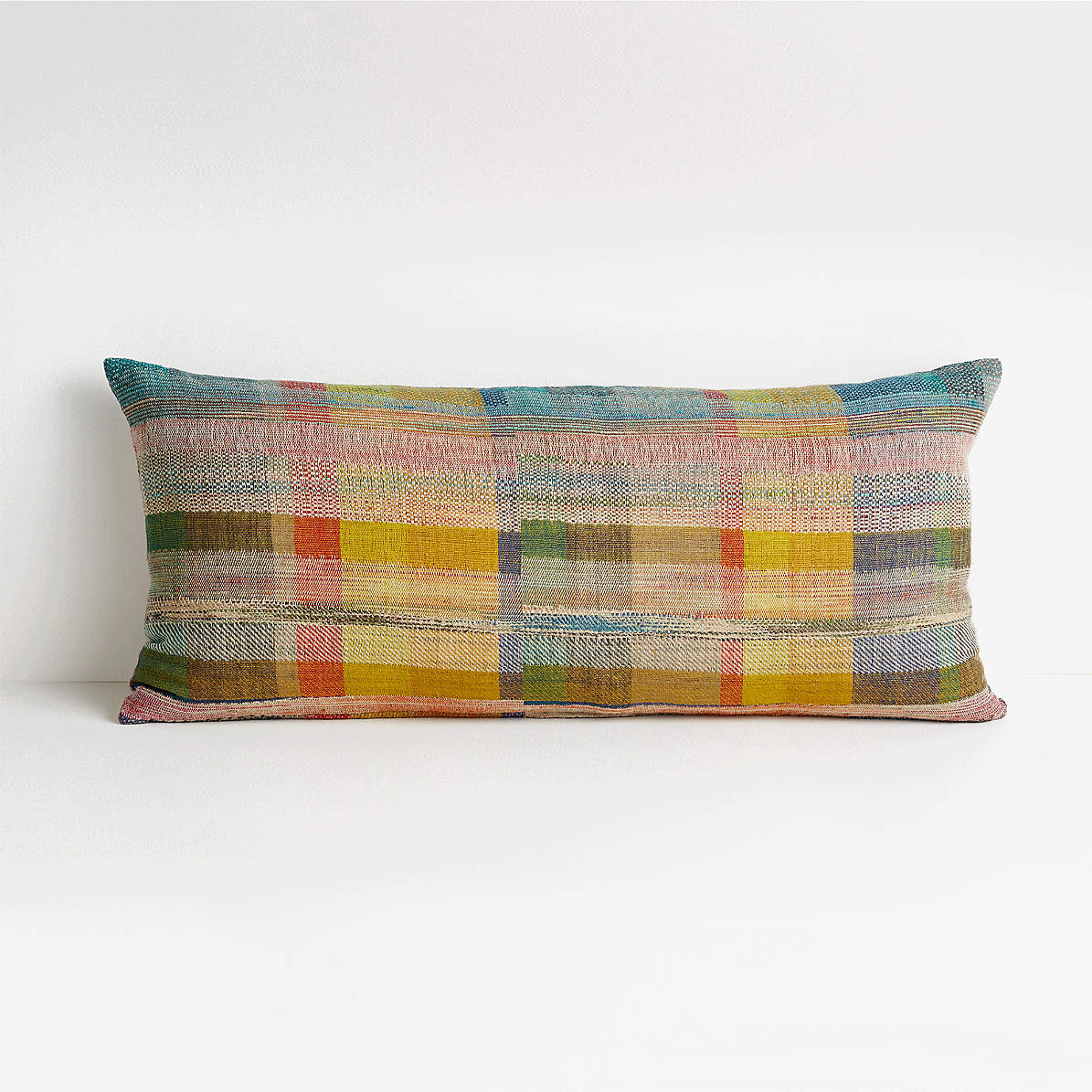 pillow plaid