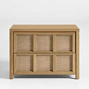 Canyon Natural Wood 2-Drawer Kids Nightstand by Leanne Ford