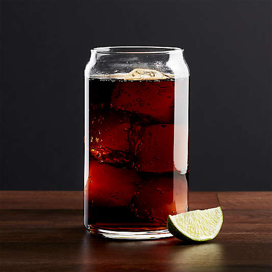 Beer Can 16-Oz. Glass