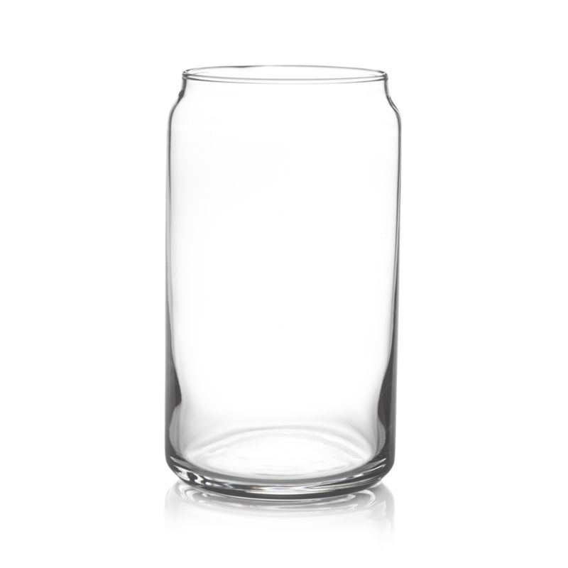 Beer Can-Shaped Glass 16 oz. + Reviews | Crate & Barrel