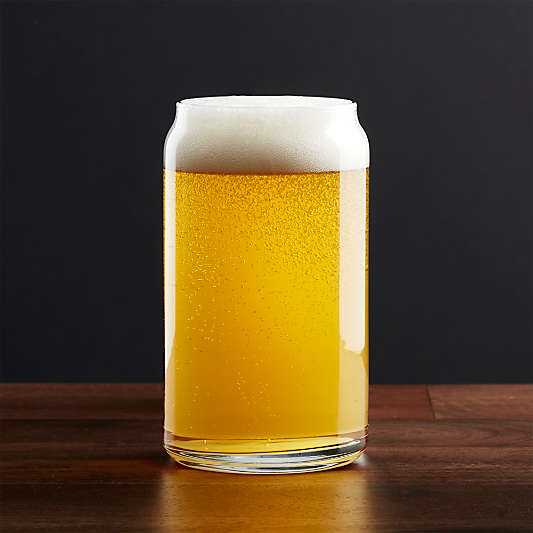 Beer Can 16-Oz. Glass