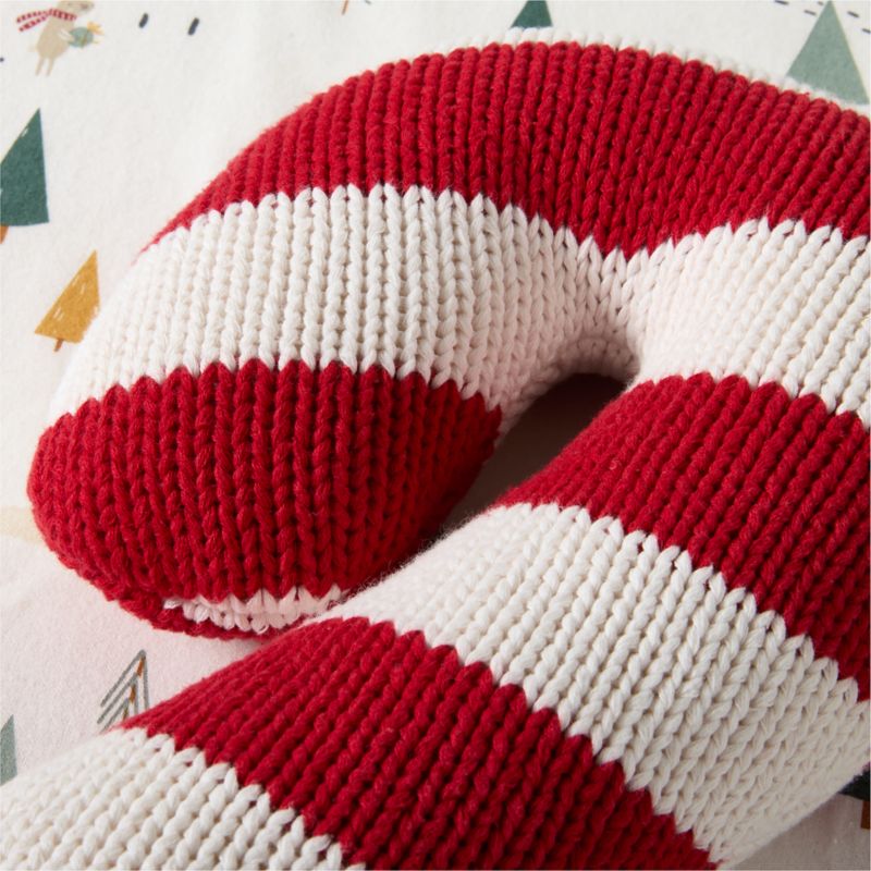 Candy Cane Shaped Kids Christmas Throw Pillow - image 3 of 6