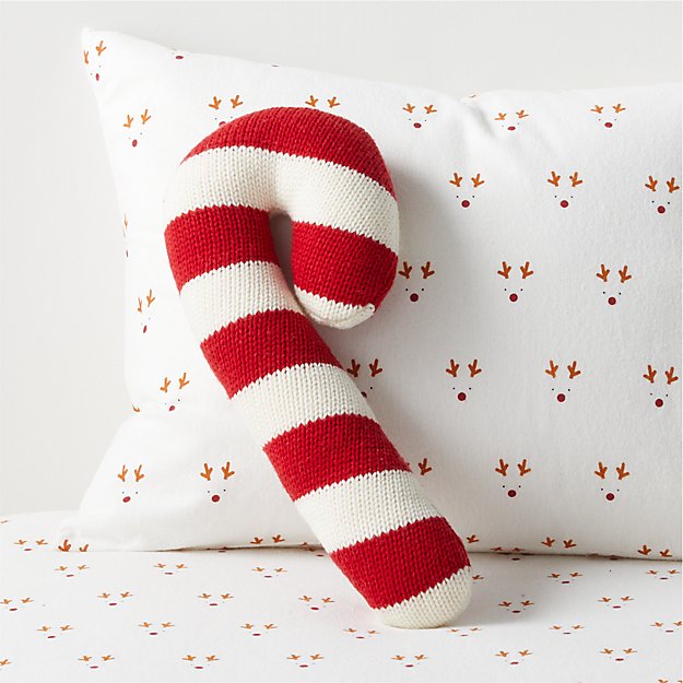 Candy Cane Kids Christmas Throw Pillow Reviews Crate Kids