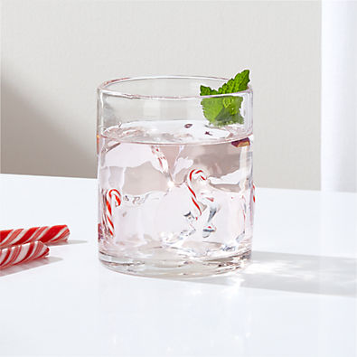 View Holiday Candy Canes Icon 14-oz. Double Old-Fashioned Glass details