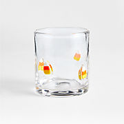 Candy Corn Icon 15-Oz. Double Old-Fashioned Glass