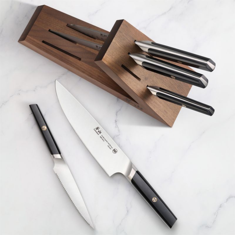 Cangshan Everest Black 6-Piece Tai Knife Block Set - image 2 of 4