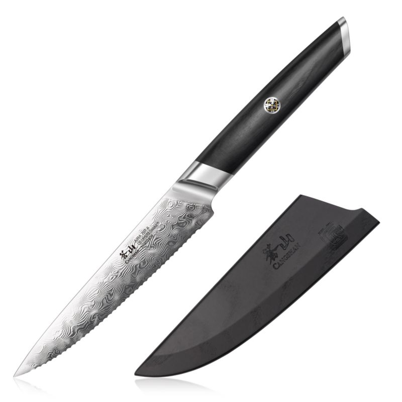 Cangshan ® AIRA 5" Serrated Utility Knife with Sheath - image 5 of 7