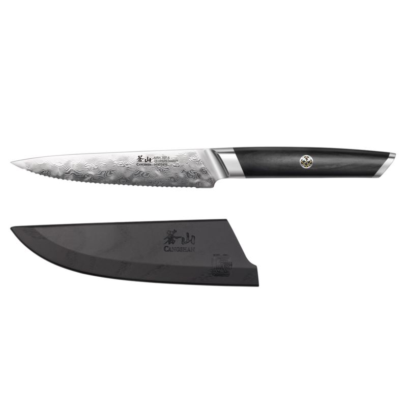 Cangshan ® AIRA 5" Serrated Utility Knife with Sheath - image 4 of 7