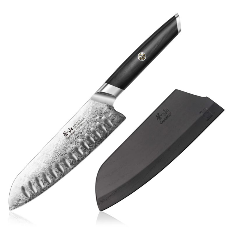 Cangshan ® AIRA 7" Santoku Knife with Sheath - image 5 of 7