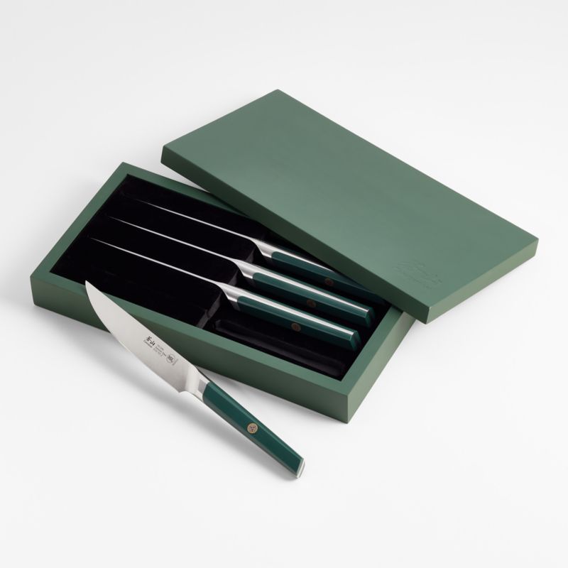 Cangshan Everest White 4-Piece Steak Knife Set + Reviews, Crate & Barrel  Canada in 2023