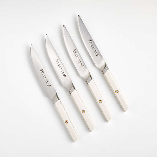 Cangshan Everest White 4-Piece Steak Knife Set