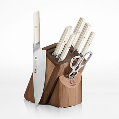 View Cangshan ® Everest White 8-Piece Knife Block Set details