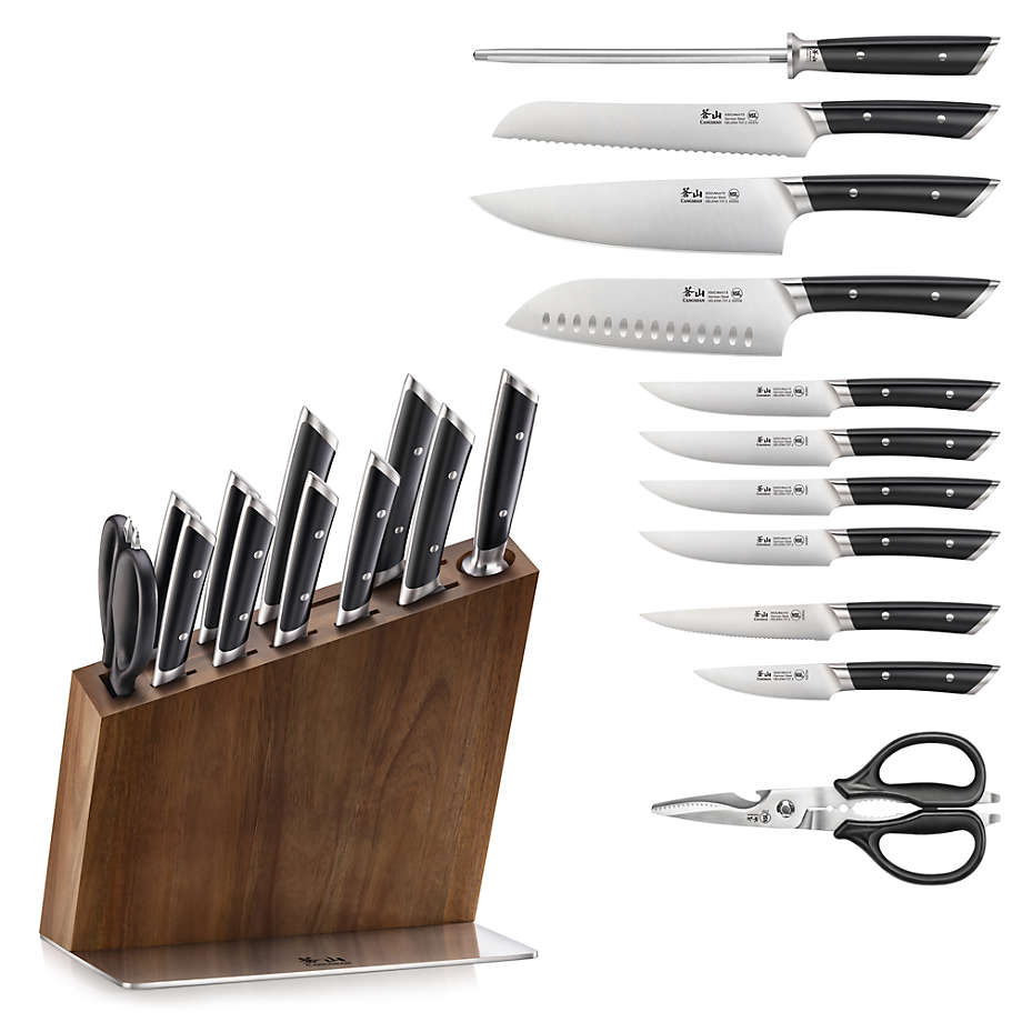 Cangshan HELENA 12-Piece HUA Knife Block Set Black