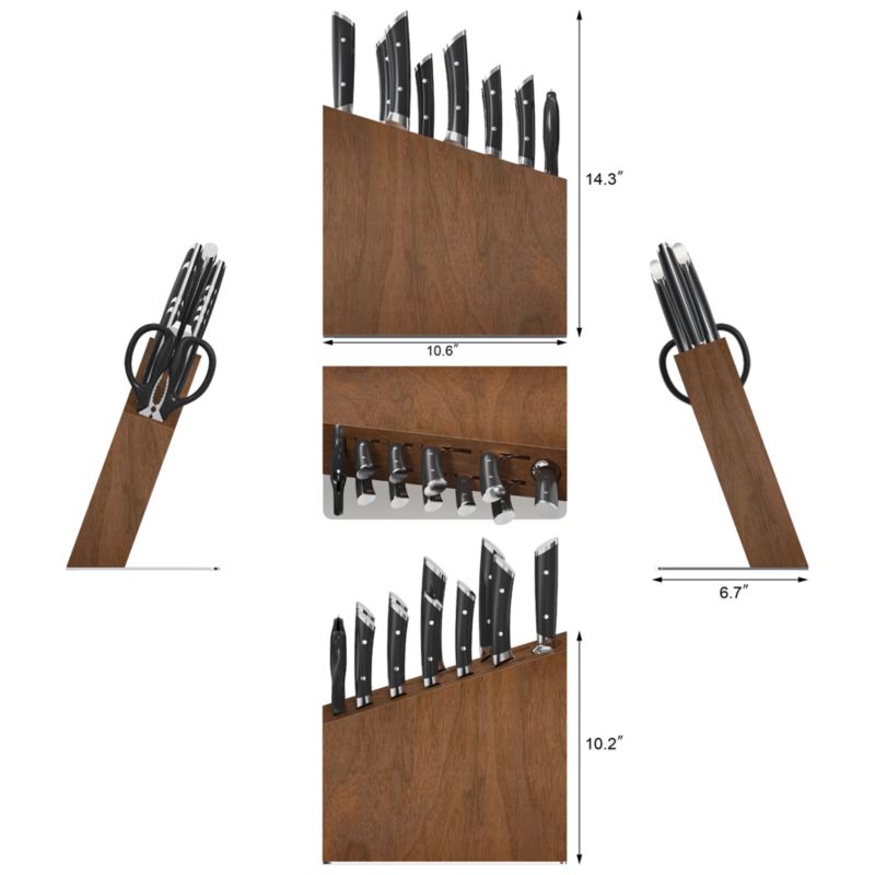 Cangshan ® HELENA 12-Piece HUA Knife Block Set Black - image 4 of 7