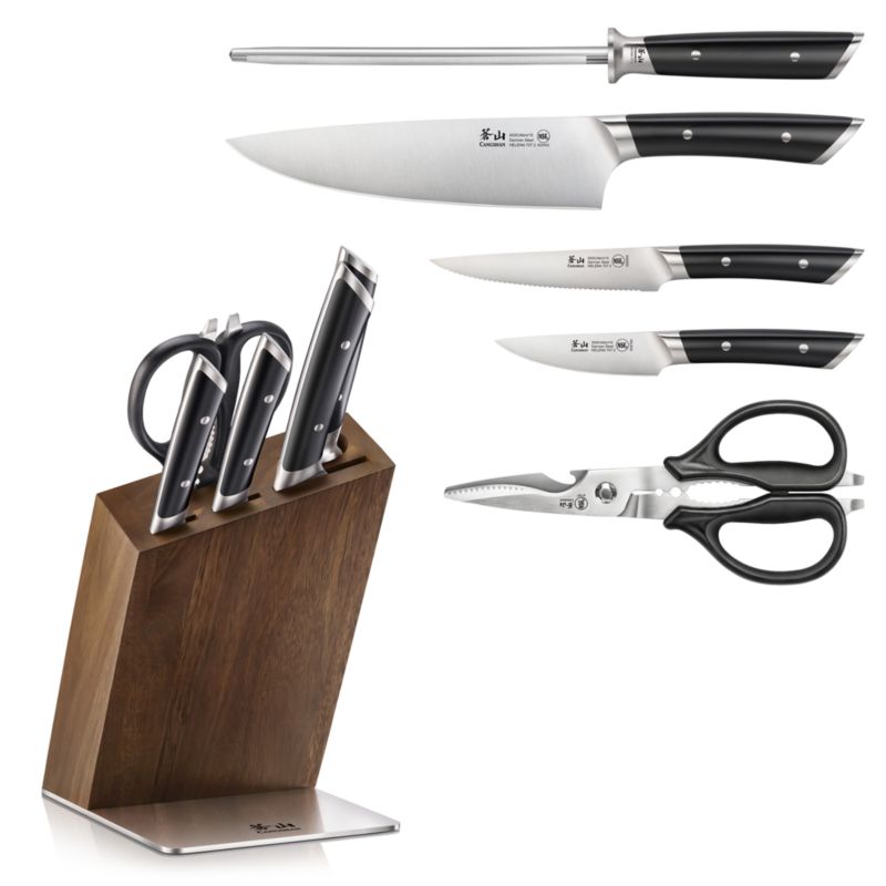 Cangshan ® Helena -Piece HUA Black Knife Block Set