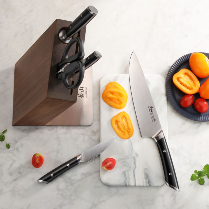 Cangshan ® Helena -Piece HUA Black Knife Block Set