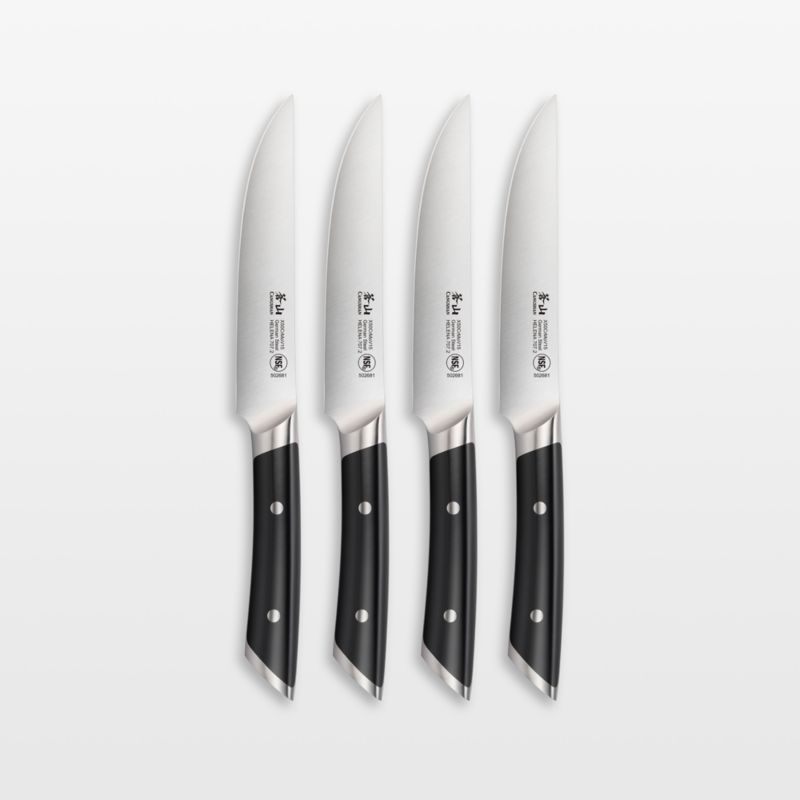 Cangshan ® Helena Black 4-Piece Fine Edge Steak Knife Set