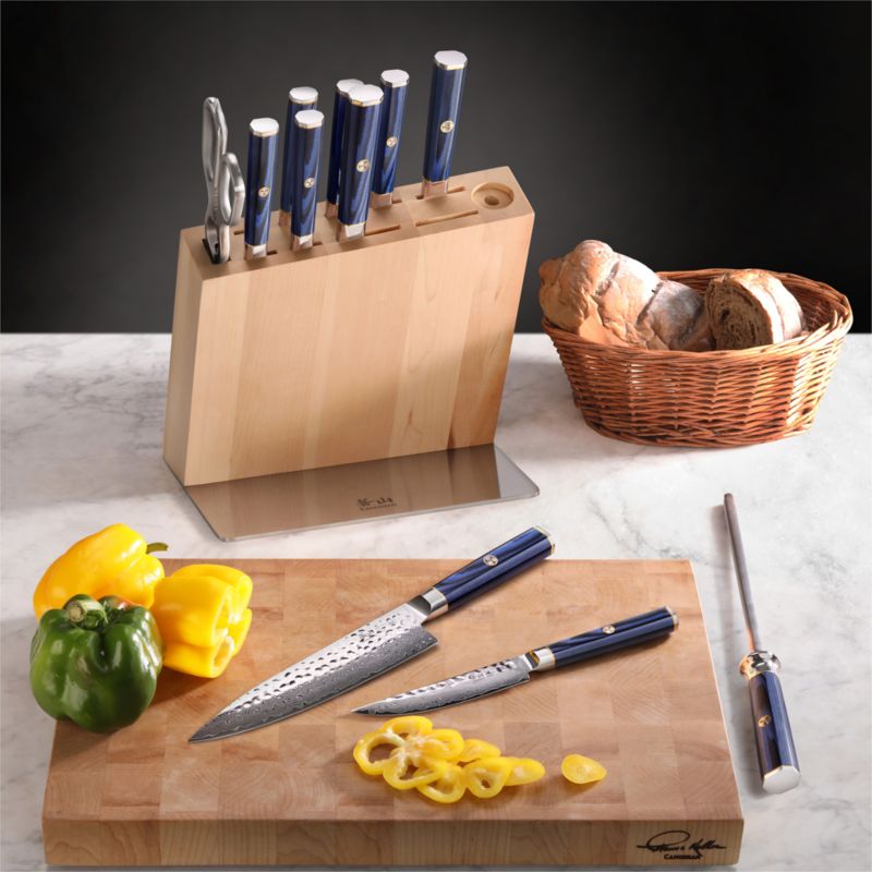 Cangshan ® Kita Blue -Piece HUA Knife Block Set