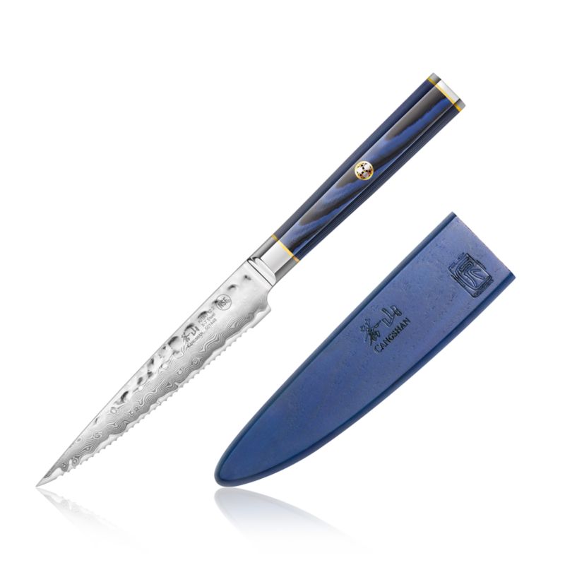Cangshan ® Kita Blue 5" Serrated Utility Knife